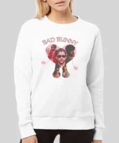 Vintage Inspired Bad Bunny Hoodie 1 Vintage Inspired Bad Bunny Hoodie 2
