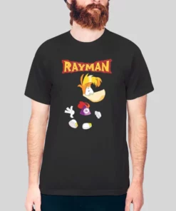 Vintage Inspired Cartoon Rayman Hoodie 1 Vintage Inspired Cartoon Rayman Hoodie 2