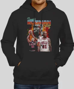 Vintage Inspired Dennis Rodman Hoodie 1