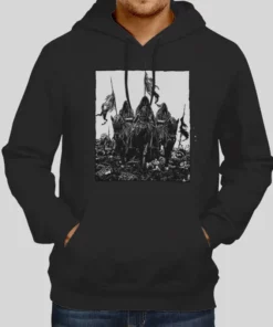 Vintage Inspired Devilish Trio Hoodie 1