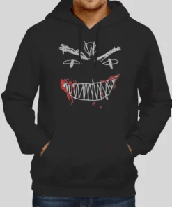 Vintage Inspired Evil Heart Club Hoodie 1