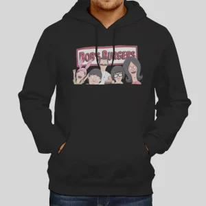 Vintage Inspired Family Bobs Burgers Hoodie