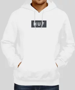 Vintage Inspired Huf Flags Grey Hoodie 1
