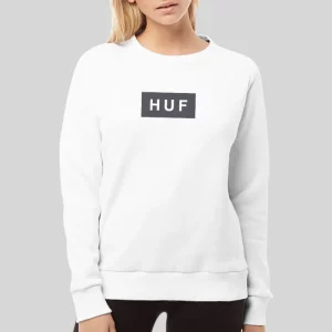 Vintage Inspired Huf Flags Grey Hoodie 3