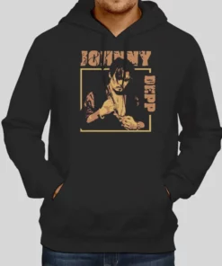 Vintage Inspired Johnny Depp Hoodie 1