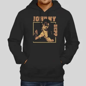 Vintage Inspired Johnny Depp Hoodie 1