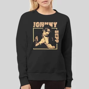 Vintage Inspired Johnny Depp Hoodie 2