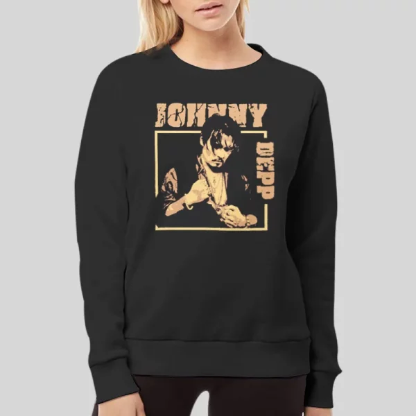 Vintage Inspired Johnny Depp Hoodie