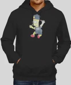 Vintage Inspired Neff Bart Simpson Hoodie 1