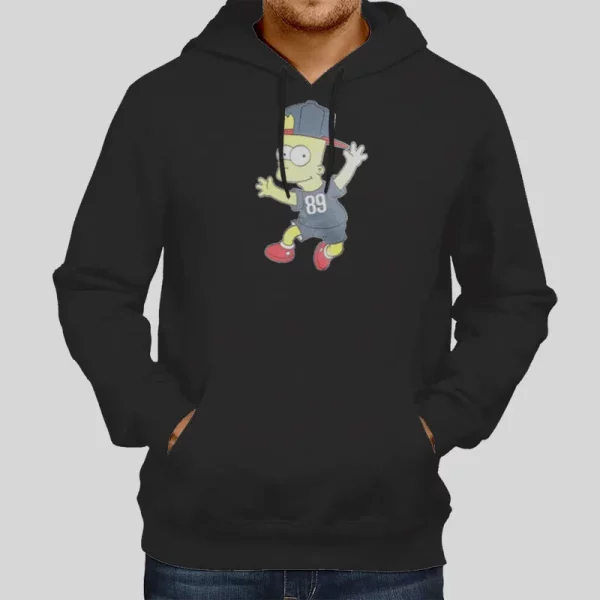 Vintage Inspired Neff Bart Simpson Hoodie