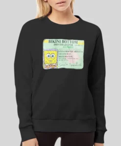 Vintage Inspired Spongebob Driver’s License Hoodie 2 Vintage Inspired Spongebob Driver's License Hoodie 3