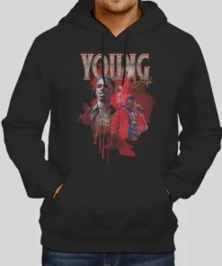 Vintage Inspired Young Dolph Hoodie 1