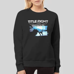 Vintage Kingston Pa Usa Title Fight Hoodie 4