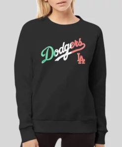Vintage La Black Dodgers Hoodie 4