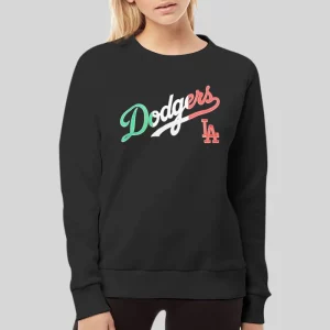 Vintage La Black Dodgers Hoodie 4