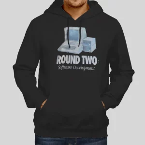 Vintage La Computer Round Two Software Development Hoodie