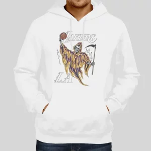 Vintage La Warren Lotas Lakers Hoodie 1