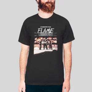 Vintage Le Sserafim Flame Rises Tour Merch Hoodie 3