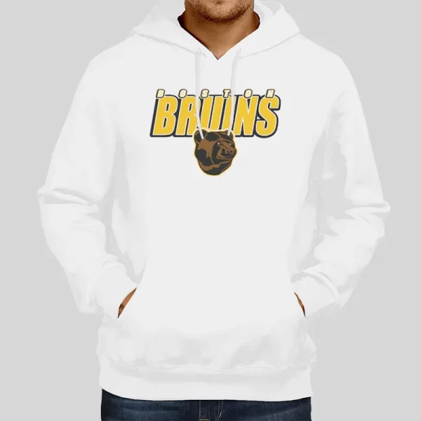 Vintage Nhl Bruins Pooh Bear Hoodie