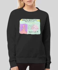 Vintage Nickelodeon Patrick Driver's License Hoodie 4