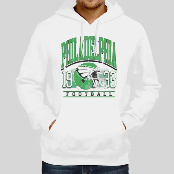 Vintage Philadelphia Football Hoodie