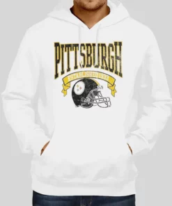 Vintage Pittsburgh Football Hoodie 1