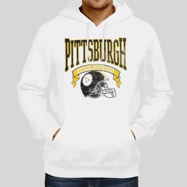 Vintage Pittsburgh Football Hoodie