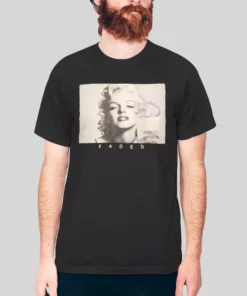 Vintage Popular Poison Marilyn Monroe Faded Hoodie 2