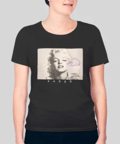 Vintage Popular Poison Marilyn Monroe Faded Hoodie 3