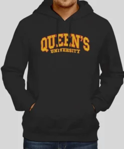 Vintage Queens University Hoodie 1
