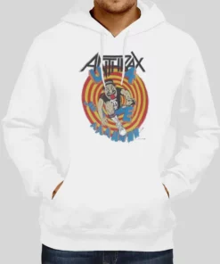 Vintage Rare 1988 Anthrax Hoodie 1