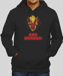 Vintage Retro Bad Dragon Hoodie 1