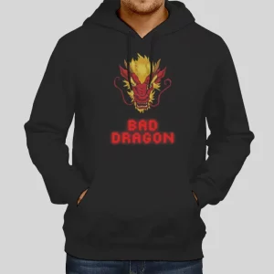 Vintage Retro Bad Dragon Hoodie