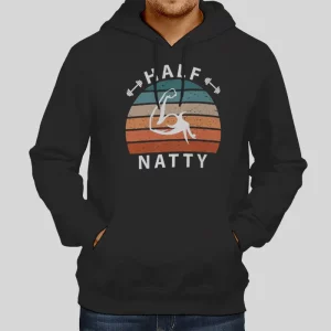 Vintage Retro Half Natty Hoodie