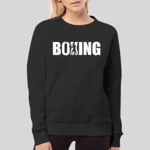 Vintage Retro The Boxer Boxing Hoodie 4