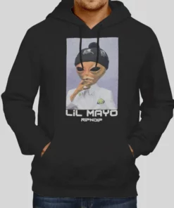 Vintage Savage Alien Ripndip Lil Mayo Hoodie 1