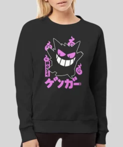 Vintage Shiny Gengar Rhinestone Hoodie 4