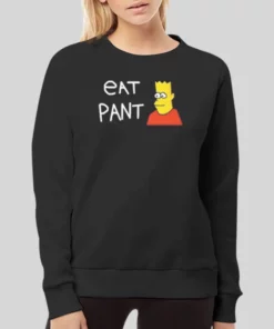 Vintage Simpson Eat Pant Hoodie 3