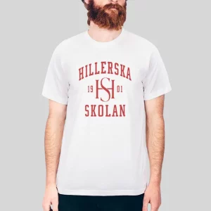 Vintage Skolan Logo Hillerska Hoodie 2