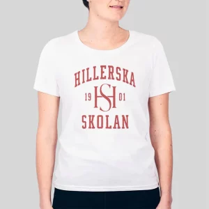 Vintage Skolan Logo Hillerska Hoodie 3