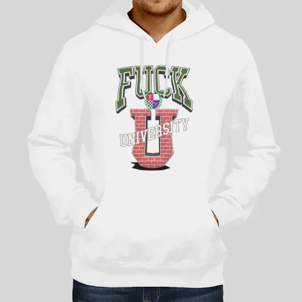 Vintage Streetwear Fuck U University Hoodie