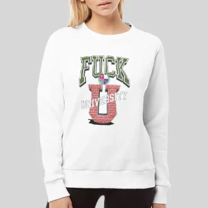 Vintage Streetwear Fuck U University Hoodie 4