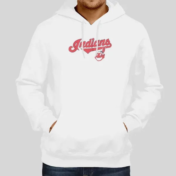 Vintage Team Cleveland Indians Hoodie