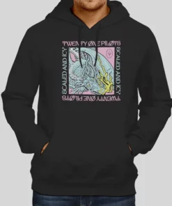 Vintage The Dragon Scaled And Icy Hoodie 1