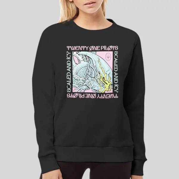 Vintage The Dragon Scaled And Icy Hoodie