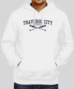 Vintage Traverse City Michigan Hoodie 1