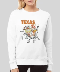 Warner Bros Vintage 1994 University Of Texas Hoodie Sweatshirt 3 Warner Bros Vintage 1994 University Of Texas Hoodie Sweatshirt 4