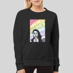 You Are Allowed To Have Flaws Lilly Singh Merch Hoodie 4