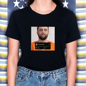 1 Arrest Funny Scottie Scheffler MugShot T Shirt 1