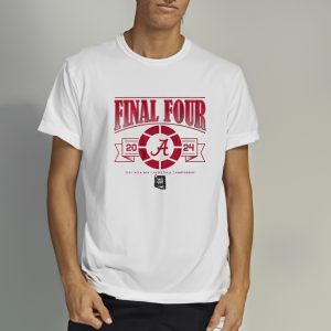 ALABAMA MENS BASKETBALL 2024 FINAL FOUR T SHIRT 2